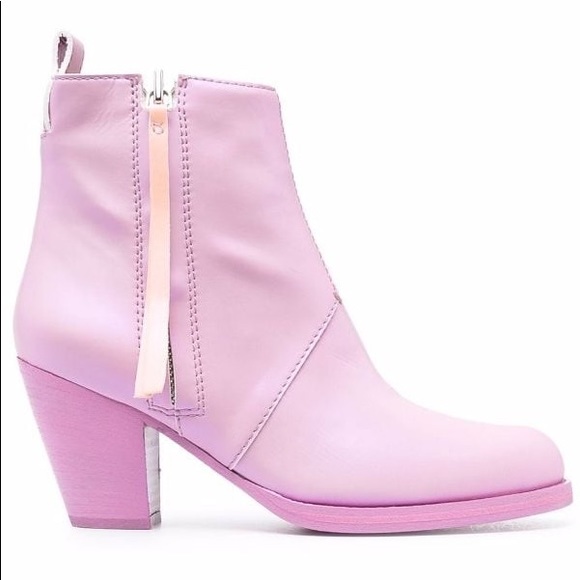 x honey dijon leather boots with medium heel - Picture 1 of 1